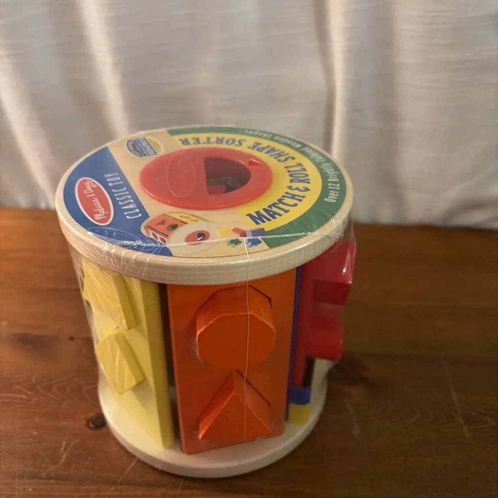 Melissa & Doug Match and Roll Shape‎ Sorter #9041 Educational Shapes & Colors